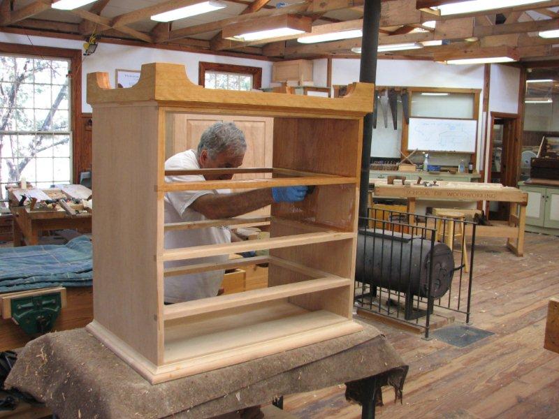 Completed Dresser Course Heritage School Of Woodworking Blog