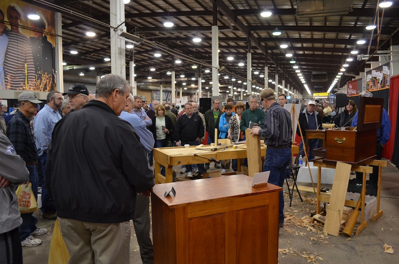 Demo at woodworking Show