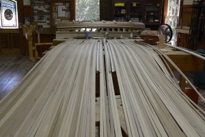 Sorted Cedar strips